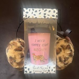 Ear muff and mug set